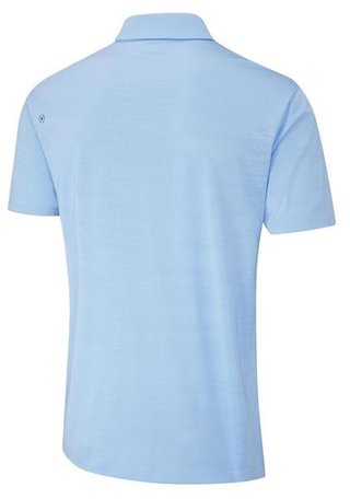PING Claude Camo Mesh herr polo, baltic sea