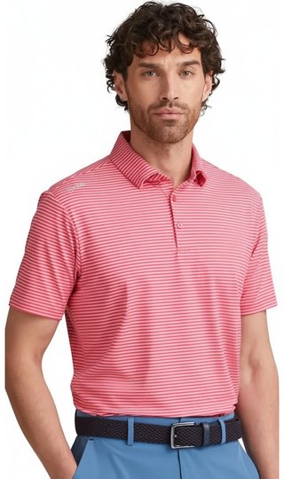 PING Langford herr polo, rhapsody/pink white