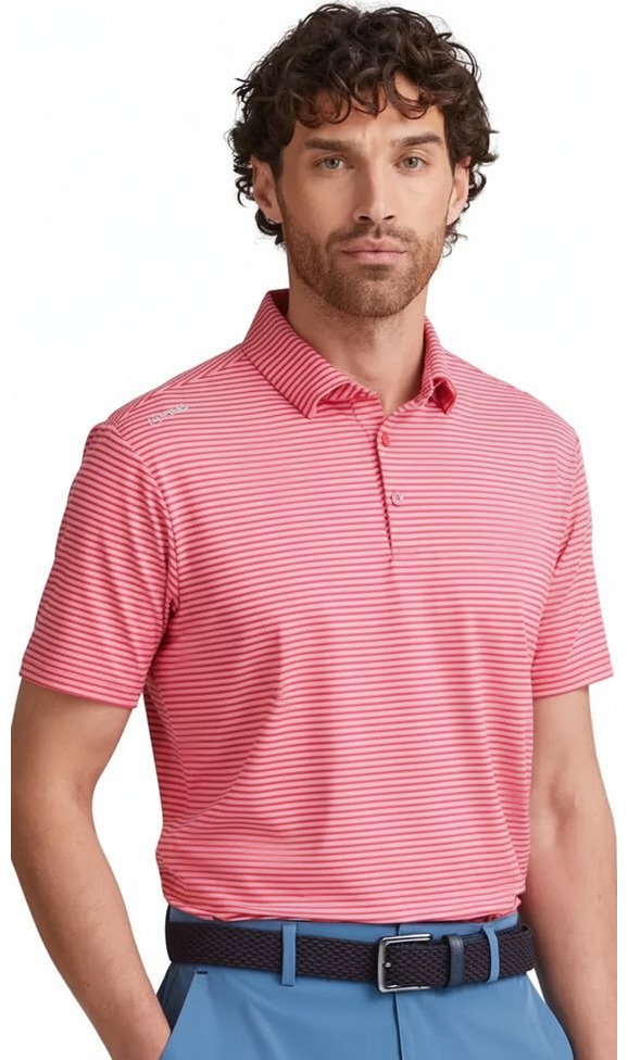 PING Langford herr polo, rhapsody/pink white
