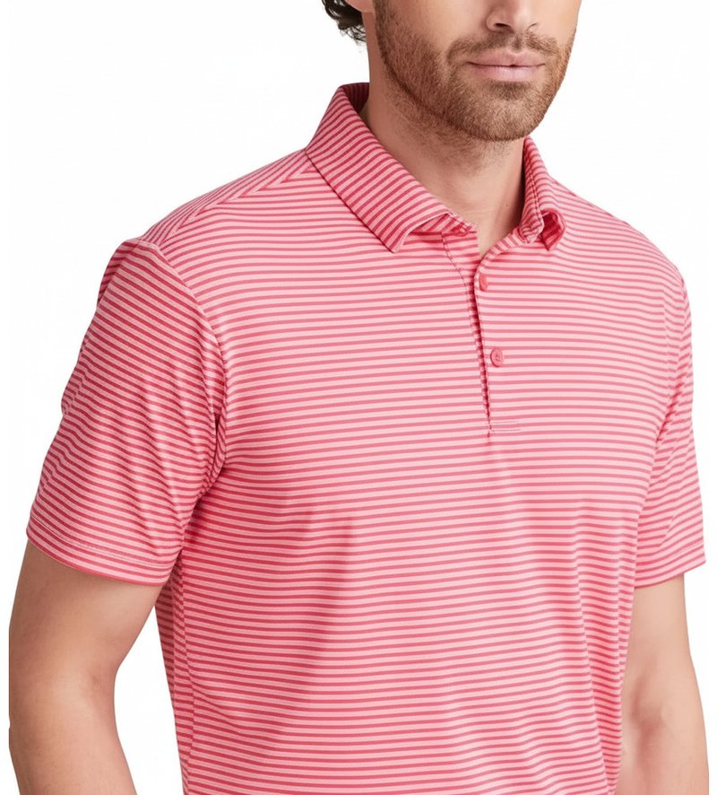 PING Langford herr polo, rhapsody/pink white