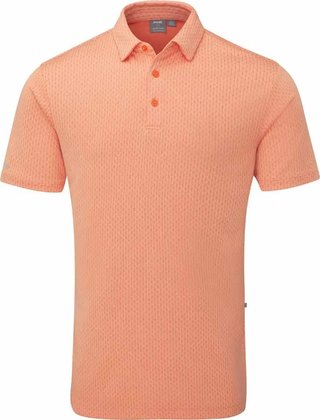 PING Hershel herr polo, wild salmon multi