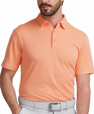 PING Hershel herr polo, wild salmon multi