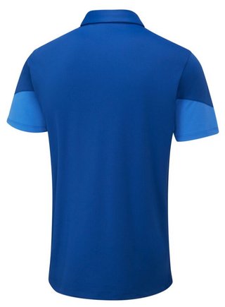 PING Ty herr polo, inky/bright cobalt