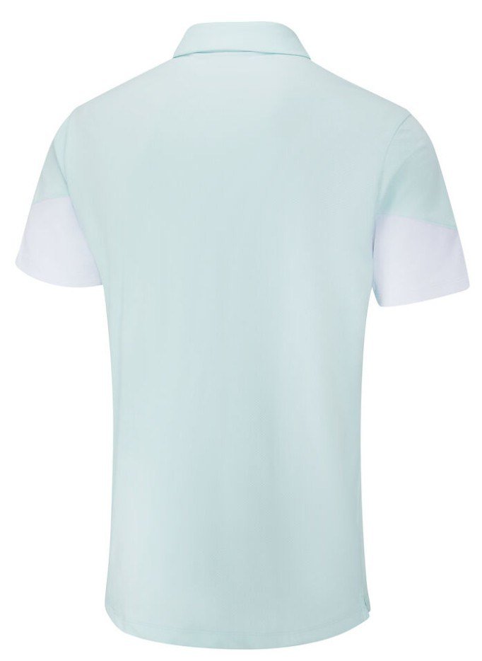 PING Ty herr polo, seaspray/vit