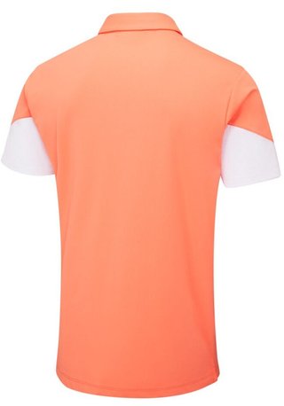 PING Ty herr polo, wild salmon/vit