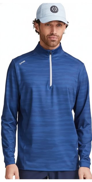 PING Latham Half Zip herr mellanlager, inky multi