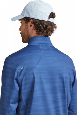 PING Latham Half Zip herr mellanlager, inky multi