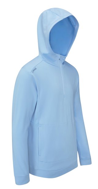 Ping Haldon Hooded Fleece herr tröja, baltic sea