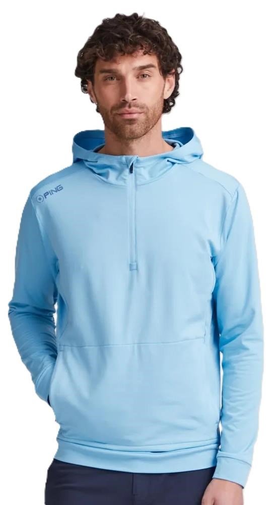 Ping Haldon Hooded Fleece herr tröja, baltic sea