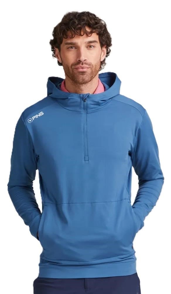 PING Haldon Hooded Fleece herr sweatshirt, stellar