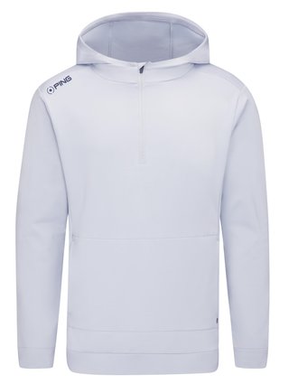 PING Haldon Hooded Fleece herr sweatshirt, pearl grey