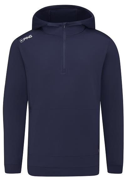 PING Haldon Hooded Fleece herr sweatshirt, marinblue