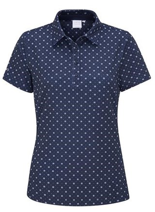 PING Aeria Printed dam polo, micro monogram