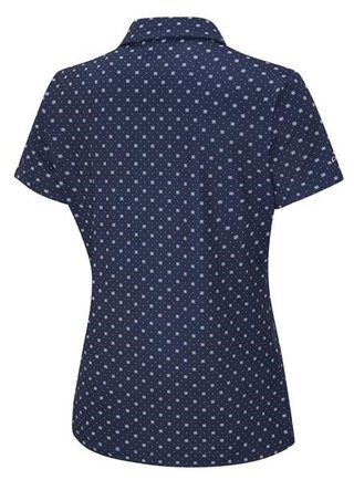 PING Aeria Printed dam polo, micro monogram
