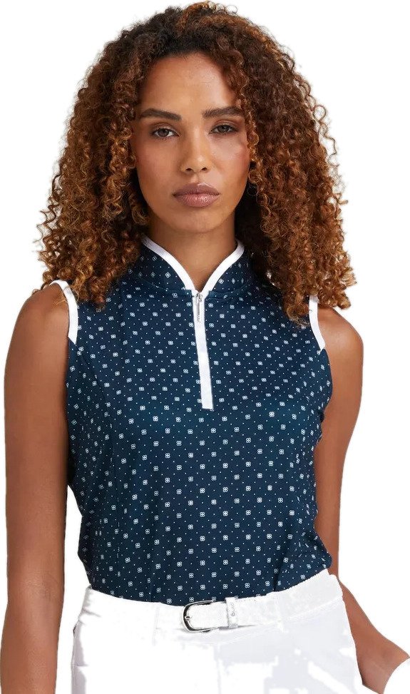 PING Penola Printed Sleeveless dampolo, micro monogram