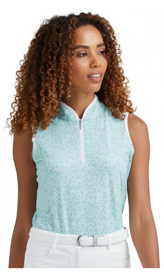 PING Penola Printed Sleeveless dampolo, splash