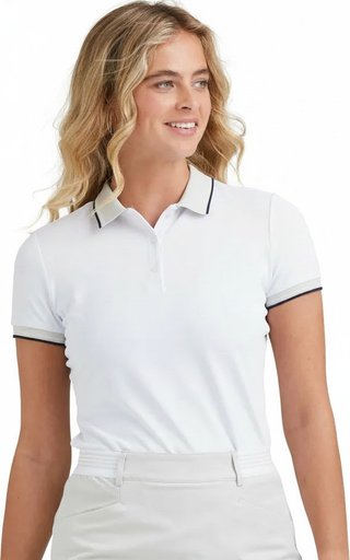 PING Viviana Tipped dampolo, vit/pebble