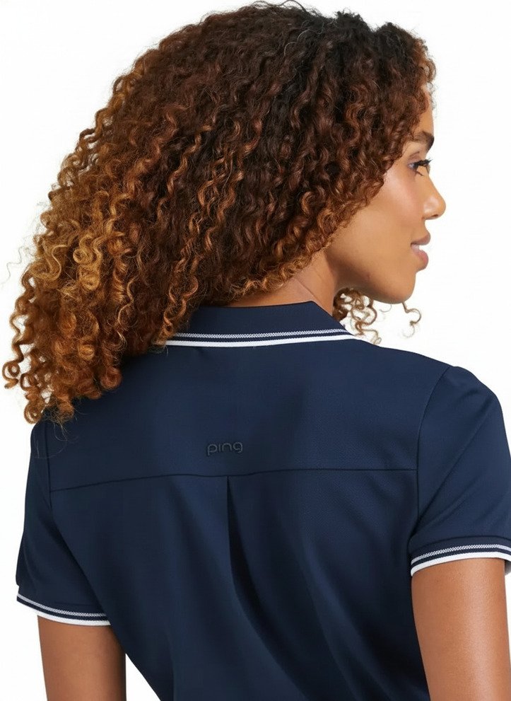 PING Viviana Tipped dam polo, navy