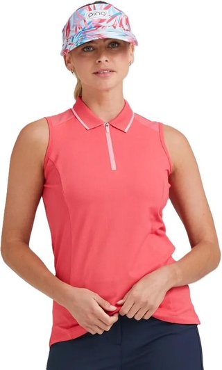 PING Eben Sleeveless dampolo, paradise pink