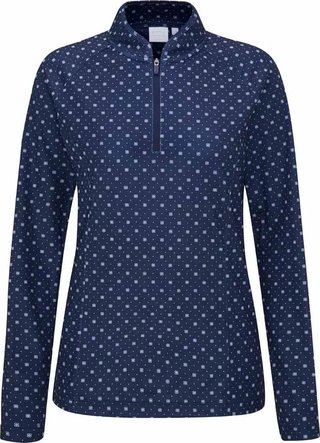 PING Arwen Printed Longsleeve dampolotröja med lång ärm, micro monogram