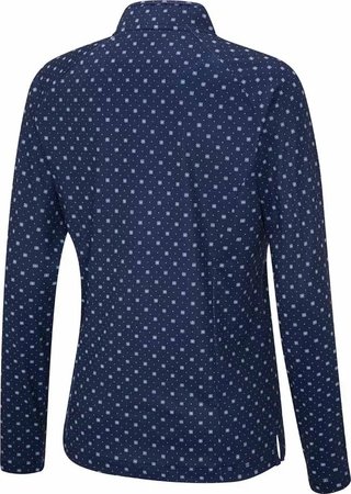 PING Arwen Printed Longsleeve dampolotröja med lång ärm, micro monogram
