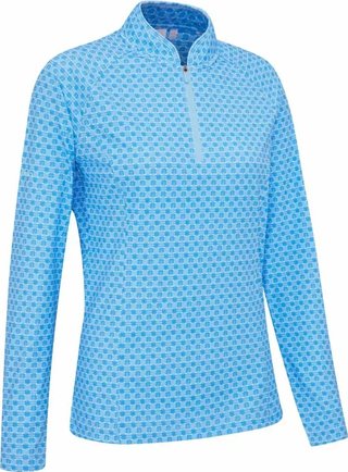 PING Arwen Printed Longsleeve dampolo, azure geo
