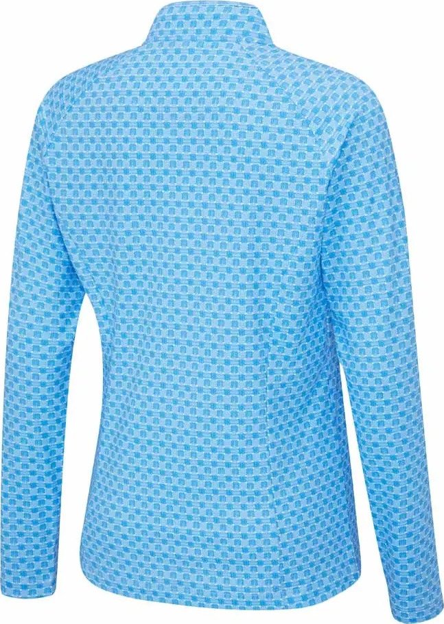 PING Arwen Printed Longsleeve dampolo, azure geo
