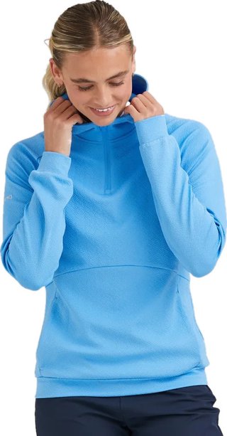 PING Rhona Textured damjacka med huva, infinity blue