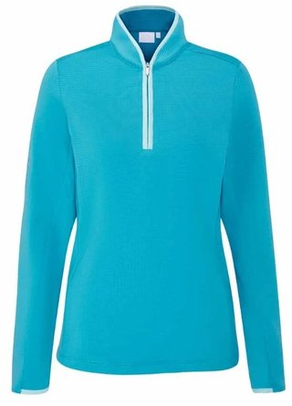 PING Abigale Fleece dam sweatshirt, turkos