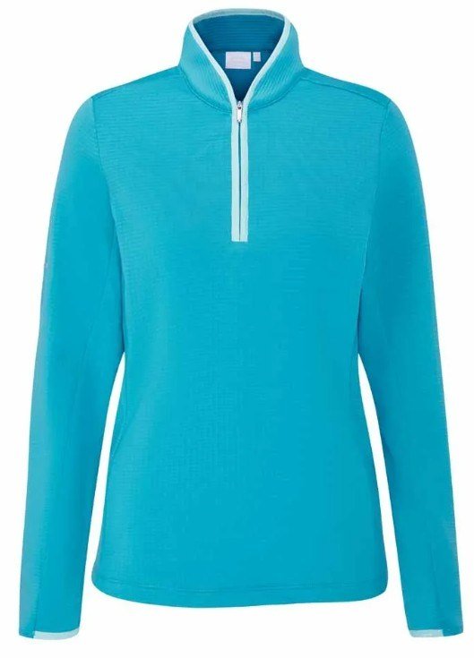PING Abigale Fleece dam sweatshirt, turkos