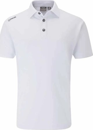 PING Lindum Junior junior polo, vit