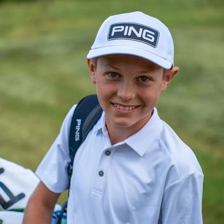 PING Lindum Junior junior polo, vit