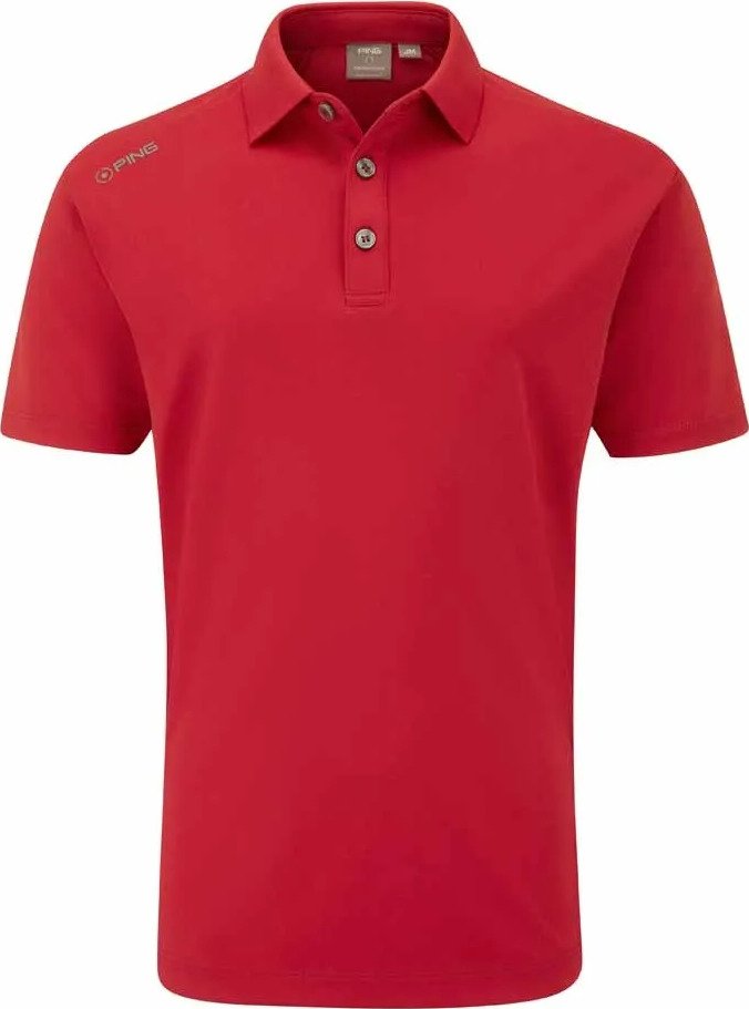 PING Lindum Junior junior polo, rich red