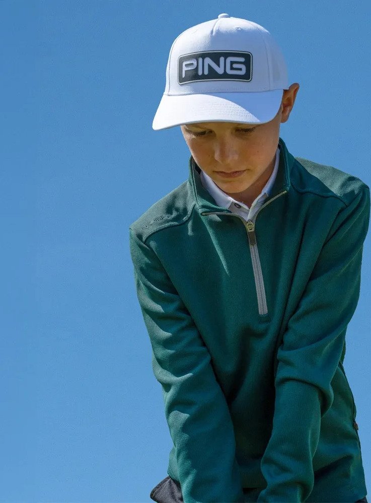 PING Ramsey Junior junior tröja, pine