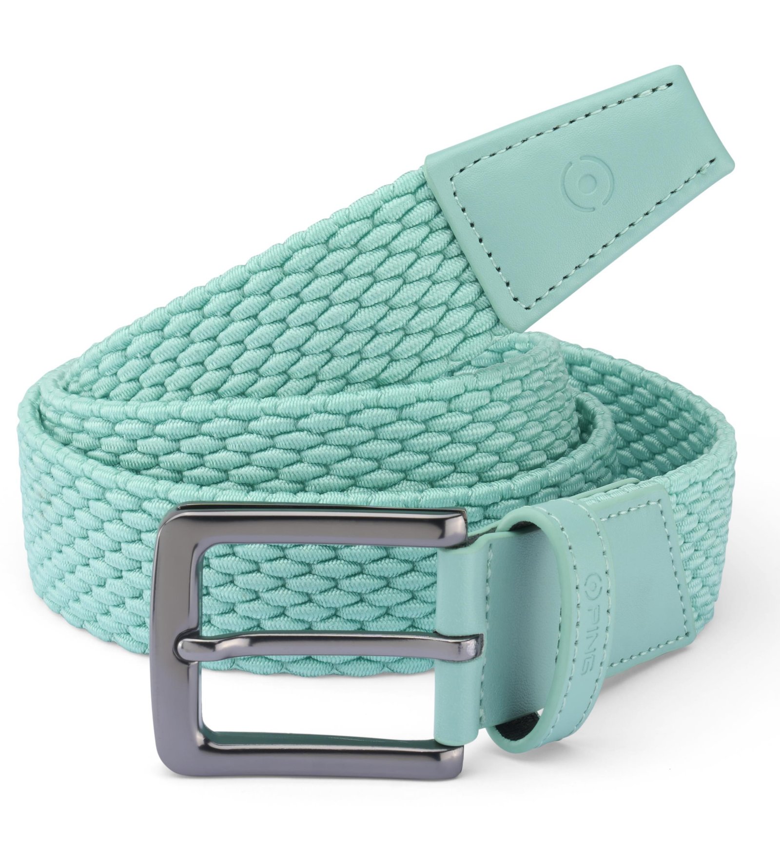 PING Stretch Webbing mens belt, green bay