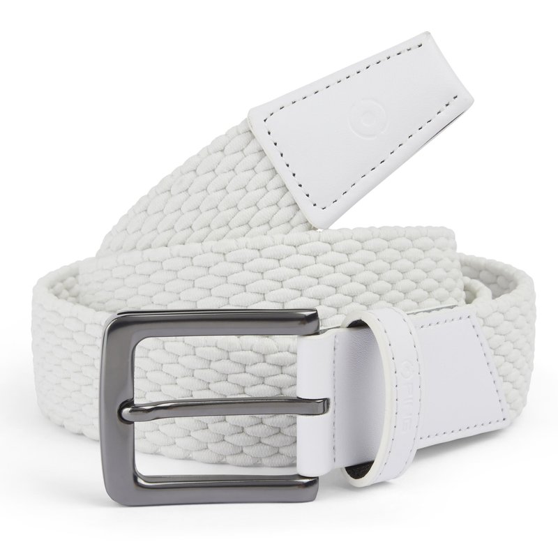 PING Stretch Webbing herrbälte, vitt