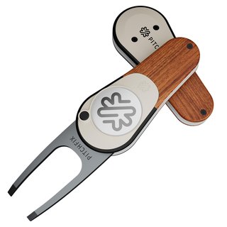 Pitchfix Woodie divot tool, maple