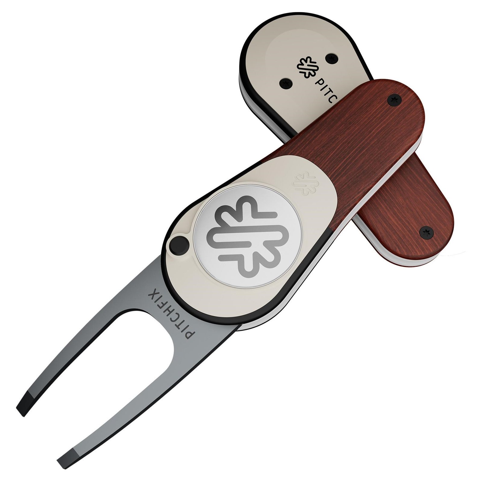 Pitchfix Woodie divotverktyg, cherry