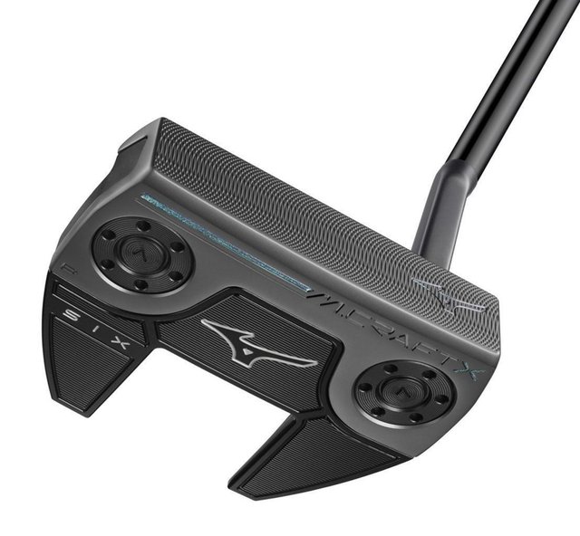 Mizuno M.Craft X S6 putter, Blue headcover