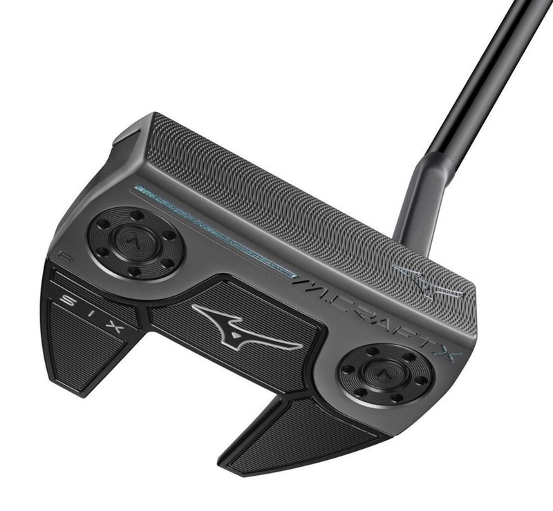 Mizuno M.Craft X S6 putter, Blue headcover