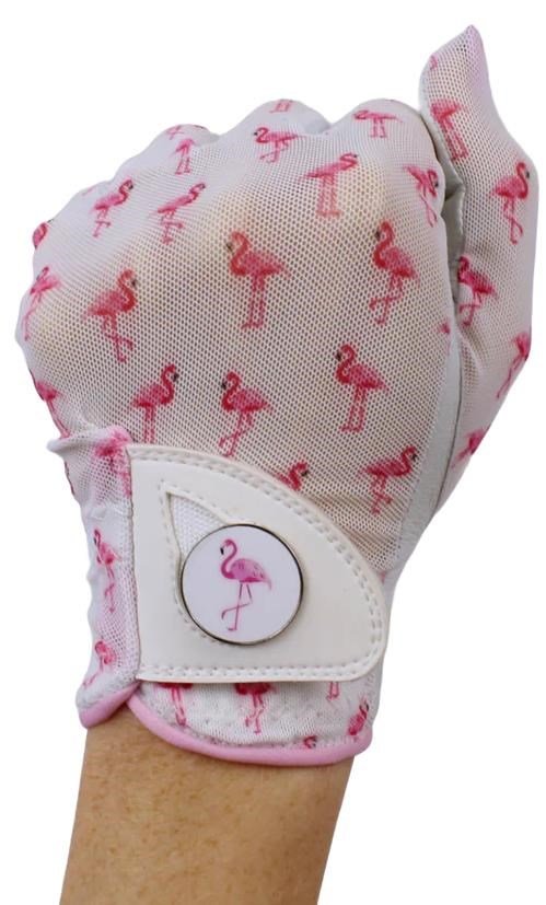 Best of Golf America ladies glove flamingle damhandske, flamingle