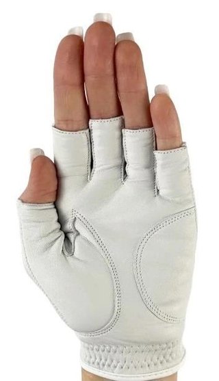 Best of Golf America Halfinfer damhandske, vit
