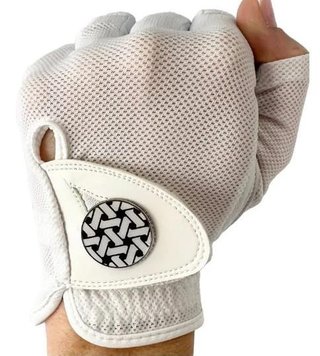 Best of Golf America Halfinfer damhandske, vit