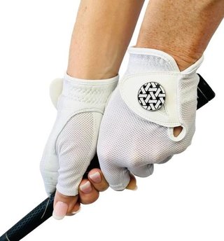 Best of Golf America Halfinfer damhandske, vit
