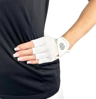 Best of Golf America Halfinfer damhandske, vit