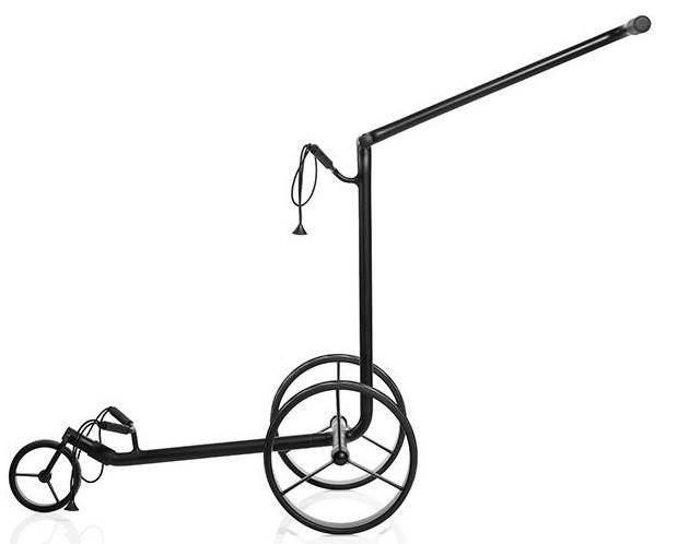 JuStar Black 3-Wheeled manuell vagn, svart