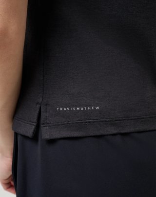 Travis Mathew Skyloft Light dam polo, heather black