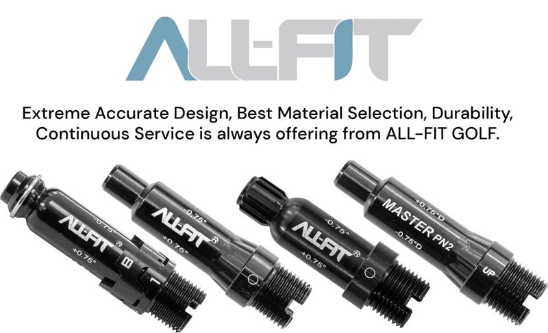 Shaft Adaptor All-Fit Master Wood Fit Kit - .335 med mutter och o-ring