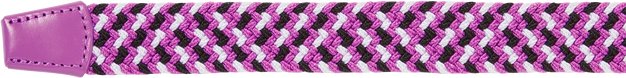 FootJoy Braided unisex bälte, svart/vit/berry, lång