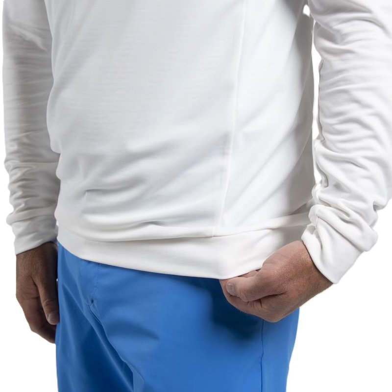KJUS Kallen Hooded herr hoodie, vit